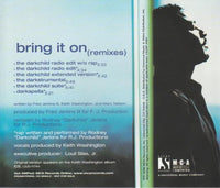 Keith Washington: Bring It On: Remixes Promo w/ Artwork