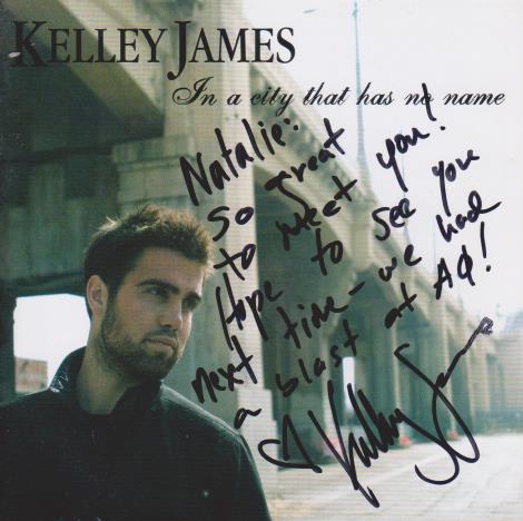 Kelley James: In A City That Has No Name Signed w/ Front Artwork