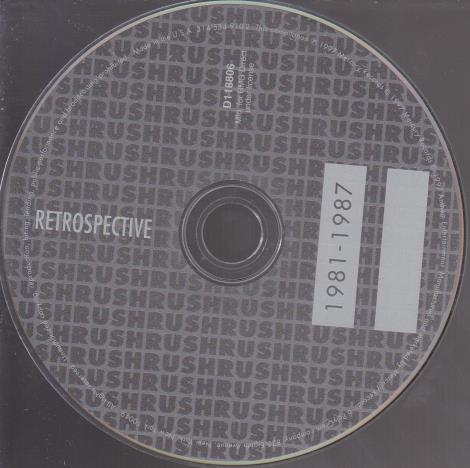 Rush: Retrospective II 1981-1987 w/ No Artwork