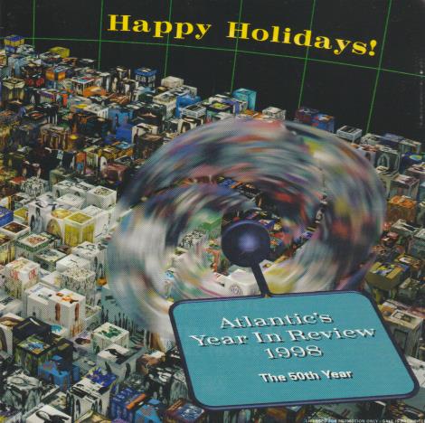 Atlantic's Year In Review 1998: The 50th Year: Happy Holidays! Promo w/ Artwork