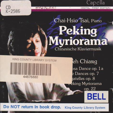 Peking Myriorama: Chinesische Klaviermusik