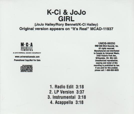 K-Ci & JoJo: Girl Promo