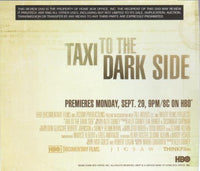 Taxi To The Dark Side: For Your Consideration
