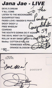 Jana Jae: Live! Signed w/ Postcard