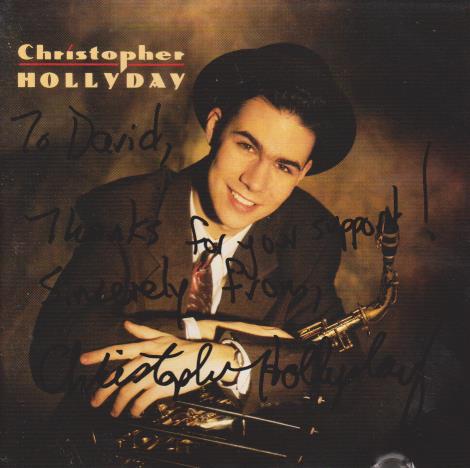 Christopher Hollyday: Christopher Hollyday Signed w/ Cut-out Artwork