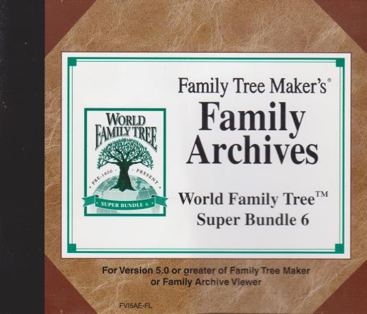 Family Tree Maker: Family Archives World Family Tree: Super Bundle 6