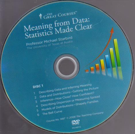 The Great Courses: Meaning From Data 4 Disc Set