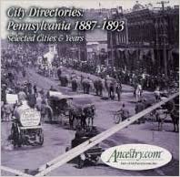 Ancestry: City Directories: Pennsylvania 1887-1893