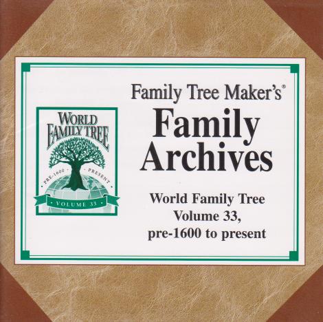 Family Tree Maker: Family Archives World Family Tree Vol. 33-35