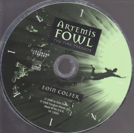 Artemis Fowl: The Time Paradox 4 Desc Set w/ No Artwork