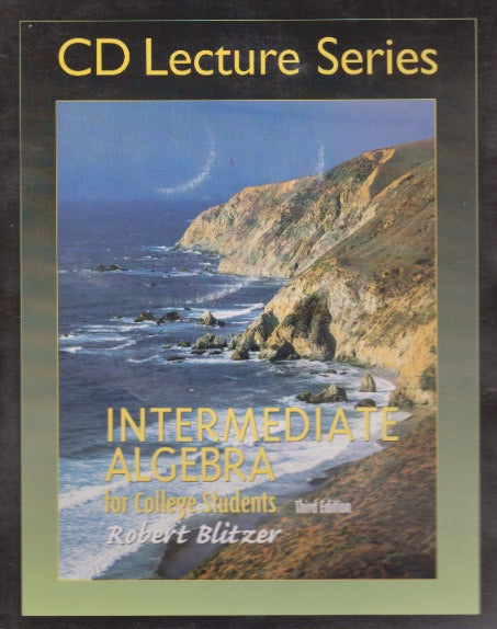 Intermediate Algebra For College Students 3rd 11-Disc Set