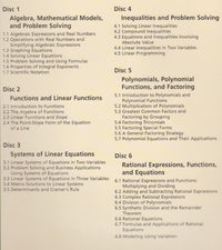 Intermediate Algebra For College Students 3rd 11-Disc Set