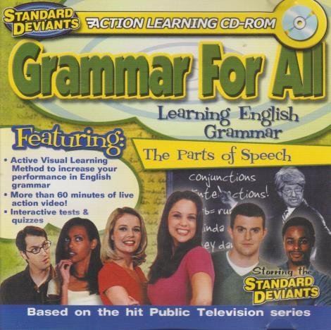 Standard Deviants Grammar For All: Learning English Grammar: The Parts Of Speech