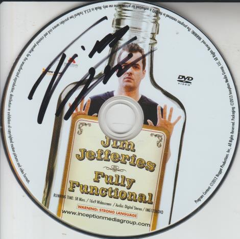 Jim Jefferies: Fully Functional Autographed
