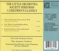 Prokofiev: Peter & The Wolf: 3 Children's Classics By The Little Orchestra w/ Artwork