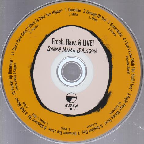 Swamp Mama Johnson: Fresh, Raw & Live! w/ No Artwork