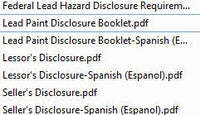 Lead Paint Disclosure Information