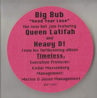 Big Bub: Need Your Love Promo w/ Artwork