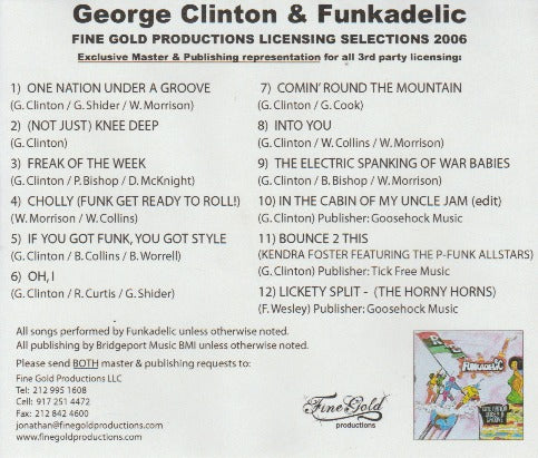 Funkadelic & George Clinton Licensing Selections 2006 Promo