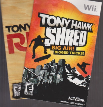 Wii Tony Hawk Lot w/ Manual