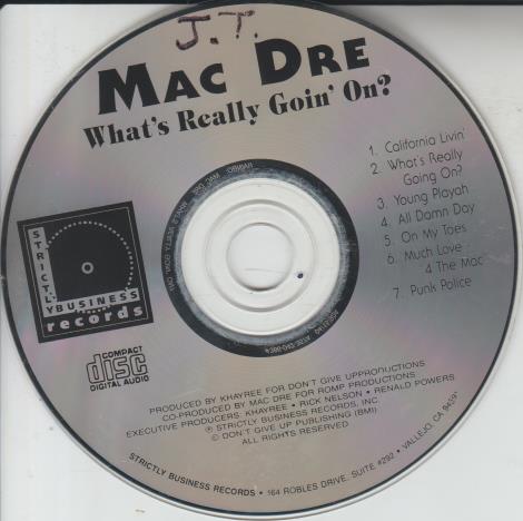 Mac Dre: What's Really Going On? w/ No Artwork