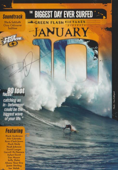 January 10: The Biggest Day Ever Surfed Autographed