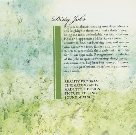 Dirty Jobs: For Your Consideration 2 Episodes