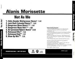 Alanis Morissette: Not As We Promo
