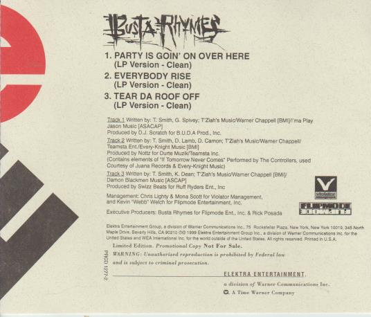 Busta Rhymes: Party Is Goin' On Over Here Promo