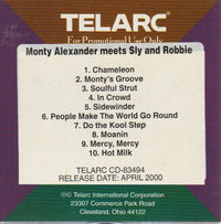 Monty Alexander Meets Sly & Robbie Advance Promo w/ Artwork