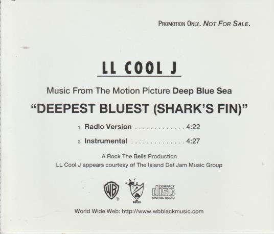 LL Cool J: Deepest Bluest (Shark's Fin) PRO-CD-9898-R Promo