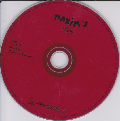 Maxim's De Paris 2-Disc Set w/ No Artwork