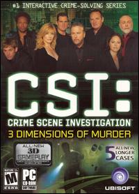 CSI: Crime Scene Investigation: 3 Dimensions Of Murder w/ Manual