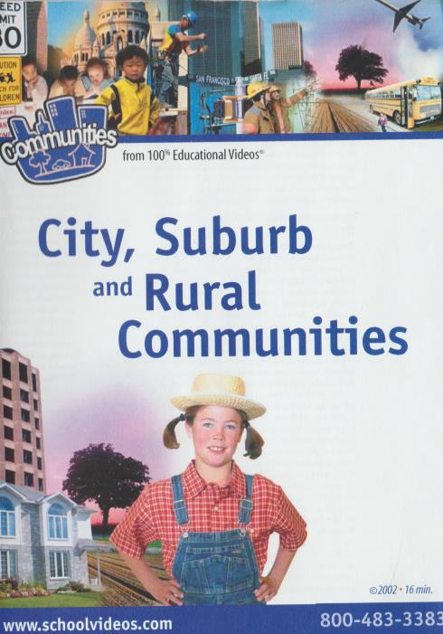 City, Suburb & Rural Communities