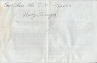 Harry Souza: The Rose Limited w/ Autograph Sheet