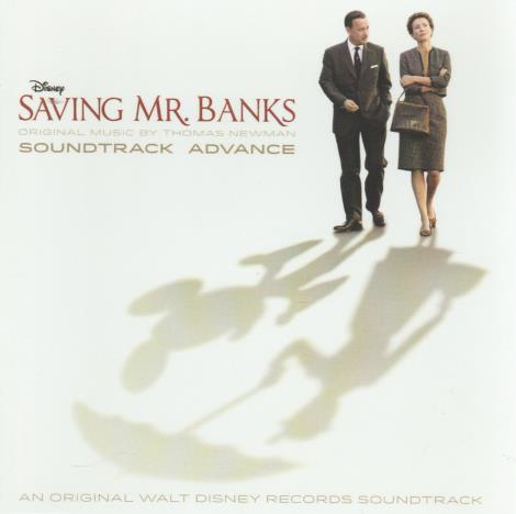 Saving Mr. Banks Soundtrack Advance Promo w/ Artwork