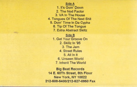 Mad Skillz: From Where???: Unmastered Advance Promo w/ Artwork