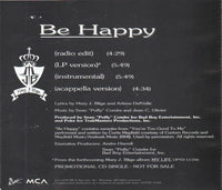 Mary J. Blige: Be Happy Promo w/ Artwork