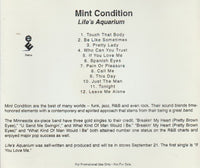 Mint Condition: Life's Aquarium Promo