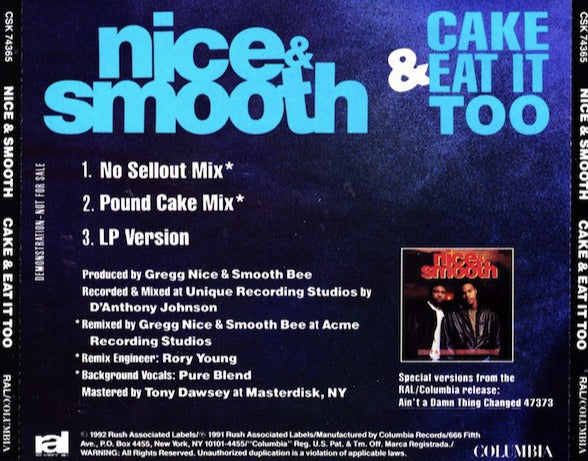 Nice & Smooth: Cake & Eat It Too Promo
