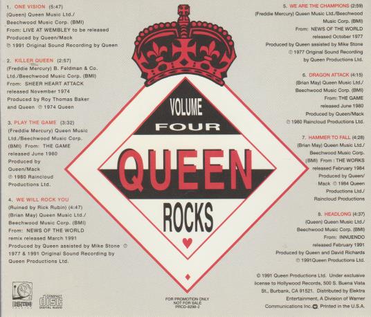 Queen: Rocks  Volume 4 Promo