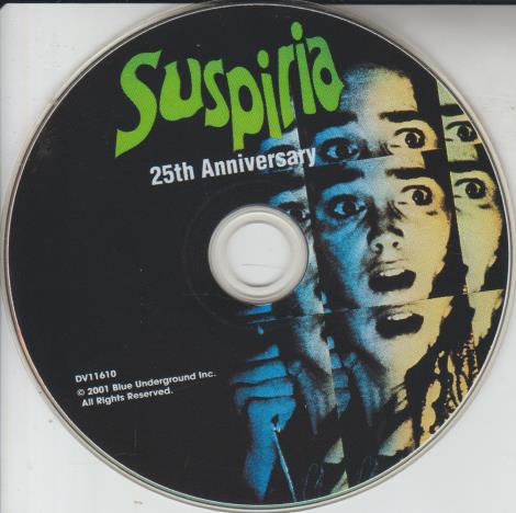 Suspiria 25th Anniversary w/ No Artwork