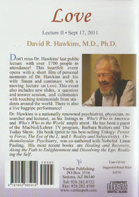 Love: Lecture II: Sept 17, 2011
