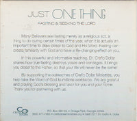 Just One Thing: Fasting & Seeking The Lord By Creflo Dollar 2-Disc Set