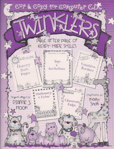 Twinklers: Cut And Copy For Computer CD w/ Manual