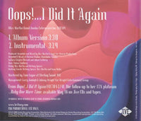 Britney Spears: Oops!... I Did It Again Promo w/ Artwork