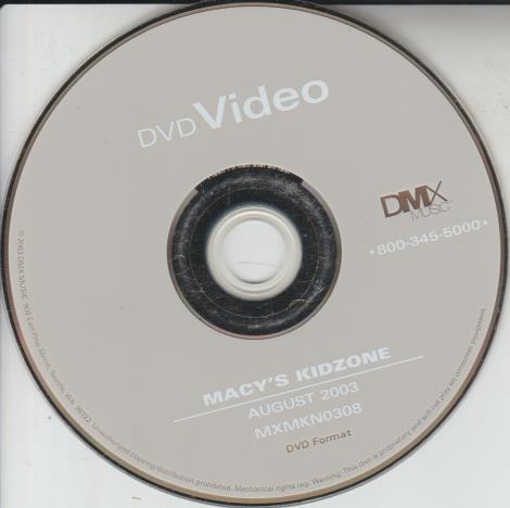 DMX: Macy's Kidzone August 2003