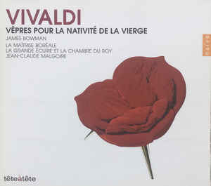 Vivaldi: Vepres Pour La Nativite De La Vierge 2-Disc Set w/ Artwork