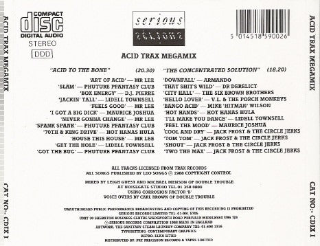 Acid Trax Megamix Volume 1