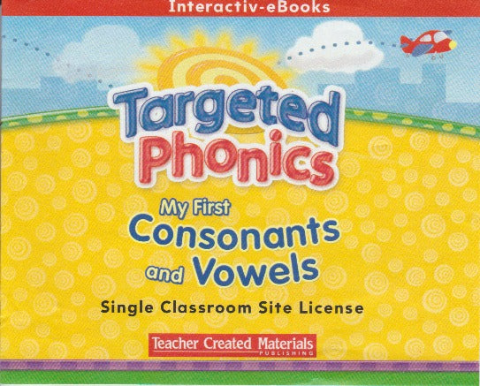 Targeted Phonics: My First Consonants & Vowels: Interactiv-eBooks Volumes 1-3